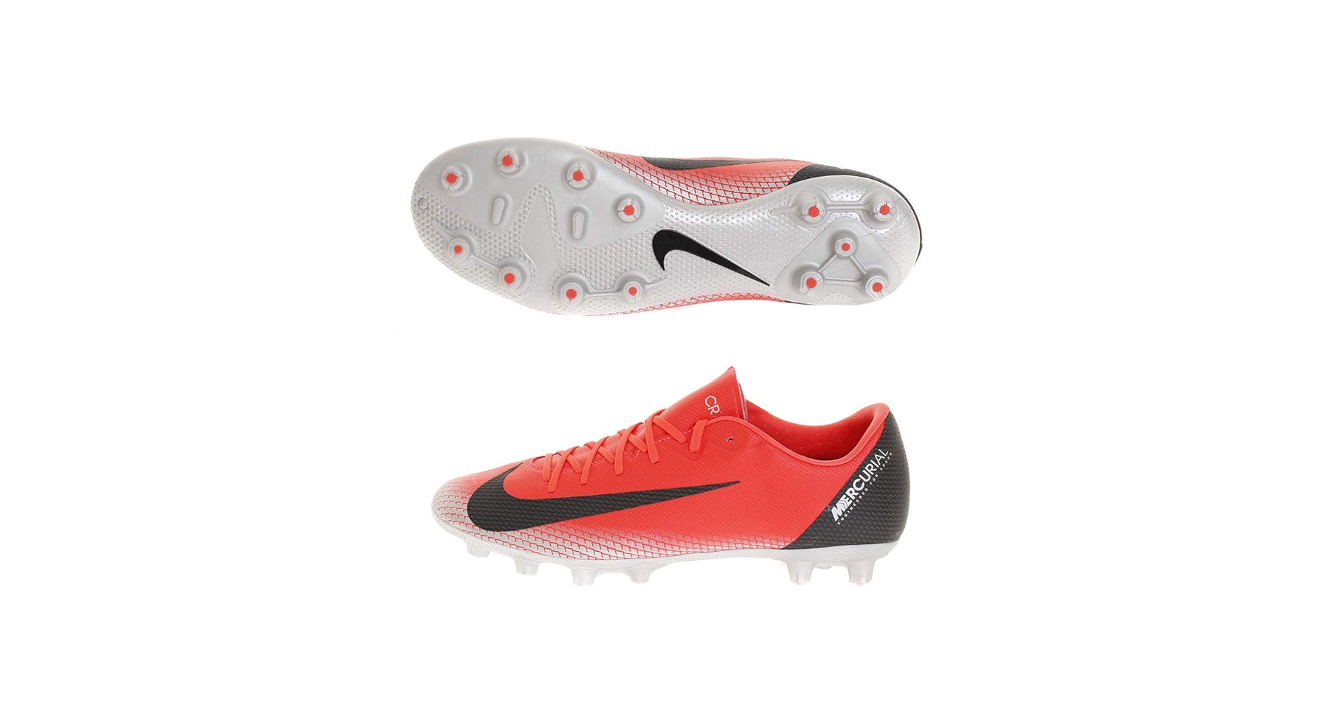 CR7 マーキュリアル ヴェイパー IX HG-V ACC(ホワイト×オレンジ) CR7 マーキュリアル ヴェイパー IX HG-V ACC(ホワイト×オレンジ